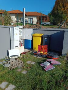 Uprava elektroměrového rozvaděče